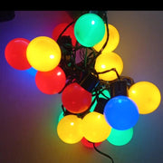 Plastic blubs Led Fairy Lights 18,feet's lenght 22o- V plug operated